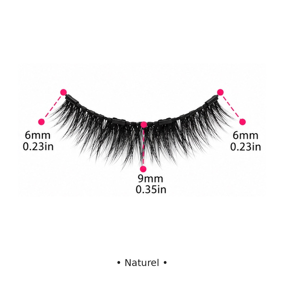 Naturel — dimensions — Badizera Lashes