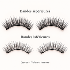 Queen — Volume intense : bandes supérieures et inférieures pour les deux yeux